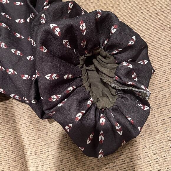 Urban Outfitters Lucca Couture Deep Green Ruffle 3/4 Sleeve Mini Dress Sz S - Picture 9 of 11